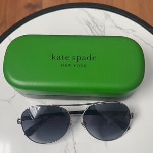 Kate Spade Black and Silver Sunglasses